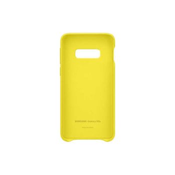 Samsung Case-S10E Leather-Yellow