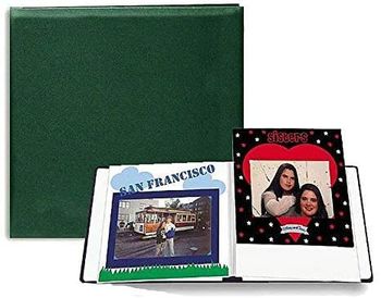 Pioneer MB10-60099 Leatherette Postbound Album 12-Inch by 12-Inch, Green