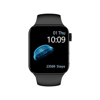 Smartwatch 2022 TK700 Series 7 Full Display  Heart Rate Waterproof Bluetooth Call Sport Watch For IOS Android - Black