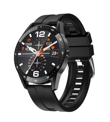 S200  Smart Watch IP67 Waterproof Exercise Watch Support Bluetooth Remote Monitoring 200mah 1.28 inch screen Smart bracelet - Black