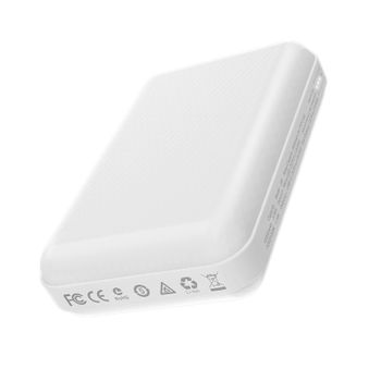 Hoco J35- Sunshine dual usb port mobile powerbank 10000mAh - White