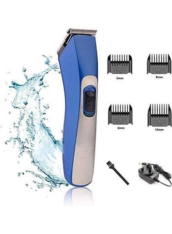 Washable Rechargable Professional Hair Trimmer AT-129 Blue 500g