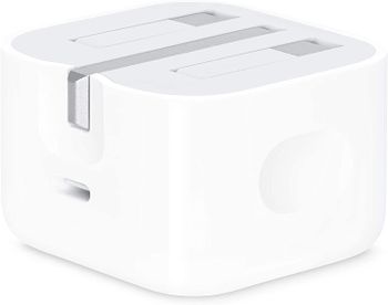 Apple 20W USB-C Power Adapter, 3 Pin, White | MHJF3ZE/A / MHJF3B/A