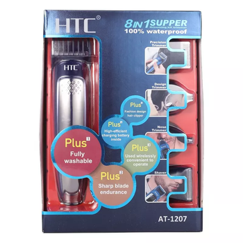 HTC AT1207 Multifunction Electric Washable Hair Trimmer