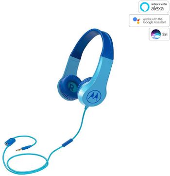 Motorola Squads 200 Kids Wired Headphones Blue