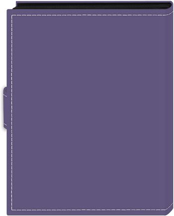 Pioneer EXP-46/LL Photo Albums 36-Pocket 4 by 6-Inch Embroidered "Love" Strap Sewn Leatherette Cover Photo Album, Mini, Lavender