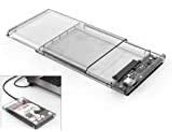 ZONIXPLAY Hard Drive Enclosure 1.6ft USB 3.0 Cable 2.5 inch 5 Gbps For External SATA HDD or SSD