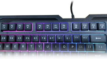 HP K110 USB Gaming Keyboard RGB Multimedia Light Black