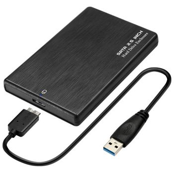 ZONIXPLAY Hard Drive Enclosure 1.6ft USB 3.0 Cable 2.5 inch 5 Gbps For External SATA HDD or SSD