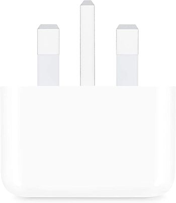 Apple 20W USB-C Power Adapter, 3 Pin, White | MHJF3ZE/A / MHJF3B/A