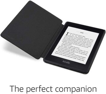 Amazn Kindle Paperwhite Water-Safe Fabric Cover 10th Generation - 2018 Release - Charcoal black