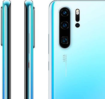 هاتف هواوي P30 Pro الذكي ثنائي الشريحة 256 جيجابايت 8 جيجابايت رام - كريستال بريثينج