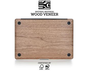 MACBOOK SKIN / COVER - WOOD VENEER - WALNUT - FOR PRO 13 w/Thunderbolt