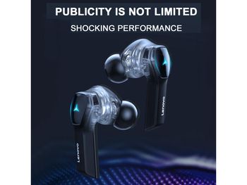 Lenovo HQ08 Gaming Earpods 60ms Low Latency TWS Bluetooth Headset