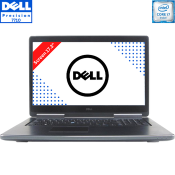 Dell Precision 7710 Mobile Workstation | Intel Core i7-6th Generation | 4GB Graphic Nvidia Quadro | 16GB RAM | 512GB SSD | ENG KB | Windows 10