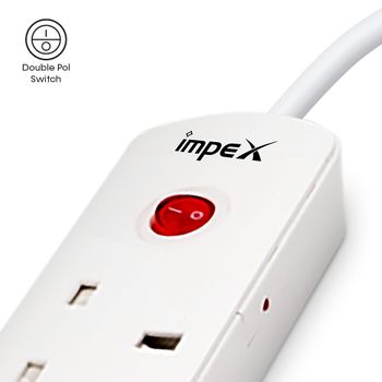 Impex PS 7402 3M Power Socket featuring Overload Protector