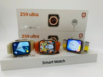 Z59 Ultra Smart Watch Series 8 Wireless Charger Calls Health / Sport Tracker Bluetooth Smartwatch Orange