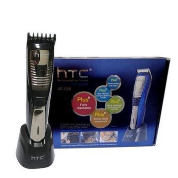 HTC AT-029 HTC fully washable rechargeable electric beard and hair cutting trimmer clipper