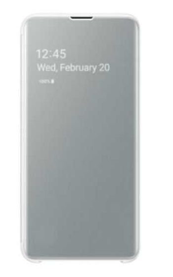 Samsung Case - S10E Clear View - White