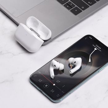 hoco. EW47 Original Series TWS Wireless Headset Wireless Bluetooth Earphones for Android & IOS - White