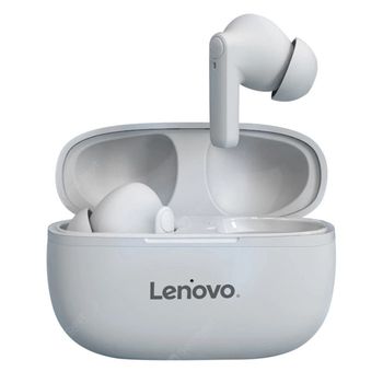 Lenovo HT05 TWS Earphones Wireless Bluetooth 5.0 Headphone HiFi Sound Built-in Mic Earbuds Sports (Color White)