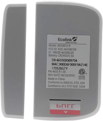 Ecolink Wireless Door/Window Contact Zigbee White (4655BC0-R)