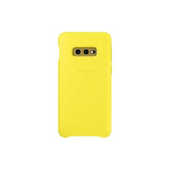 Samsung Case-S10E Leather-Yellow