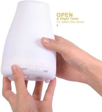 TOPLUS Aromatherapy Diffuser  100ml Ultrasonic Cool Mist Humidifier with Adjustable Mist Mode