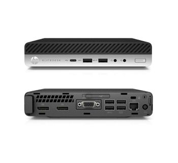 Hp EliteDesk 800 G3 ( Mini ) 7th Gen 7500T 2.7GHz core i5-8GB DDR4 Ram-256GB SSD-Wifi-VGA-Display Port-Usb3.0-Usb Type C- Win10 Pro licensed