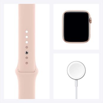 Apple Watch Series 6 (GPS, 44mm) - Gold Aluminium Case with Pink Sand Sport Band