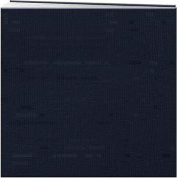 Pioneer MB10CB-FE/RN 12-Inch by 12-Inch Book Cloth Cover Postbound Album with Window, Regal Navy