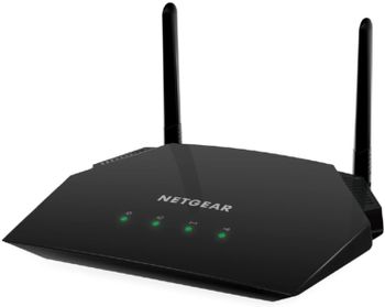 Netgear R6260-100UKS AC1600 (802.11ac) Dual Band Gigabit Smart WiFi Router (External Antennas Enhance WiFi Speeds up to 300Mbps + 1300Mbps), Black