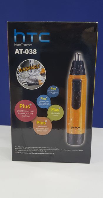 HTC-AT038 Battery Operated Washable Nose & Hair Trimmer