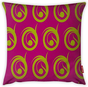 Mon Desire Decorative Throw Pillow Cover, Pink/Green, 44 x 44 cm, MDSYST2928