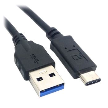 Haino Teko Germany USB A to TYPE -C Data Cable / USB Lightning Cable 2.4A Fast Charging - Data Transmission 3 Meter - Black