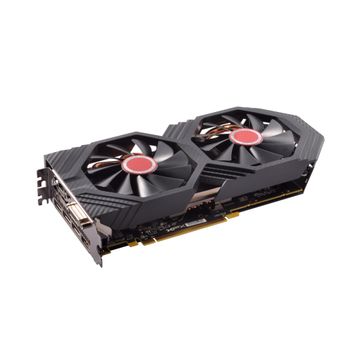 بطاقة الرسوميات XFX Radeon RX 580 GTS XXX Edition بسعة 8 جيجابايت GDDR5 – GPU عالية الأداء للألعاب مع PCI-E 3.0، HDMI، وDisplayPort