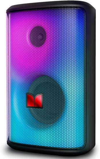 Monster Sparkle Bluetooth Speakers 80W, Powerful Sound and Punchy Bass, Full-Screen Colorful Lights, 24H Playtime, Bluetooth 5.3, Portable Wireless Speakers for Outdoor, Party