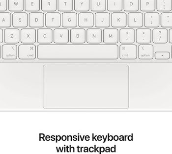 Apple Magic Keyboard (for 12.9-inch iPad Pro - 5th generation) - US English - White