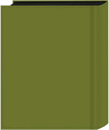 Pioneer CTS-246/GN Photo 208-Pocket Bright Green Sewn Leatherette Photo Album with Silvertone Metal I.D. Plate for 4 by 6-Inch Prints, Green