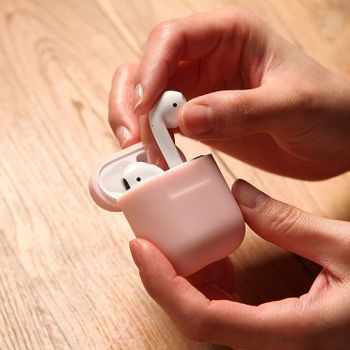 Elago Airpods Silicone Case White, EAPSC-WH/One Size