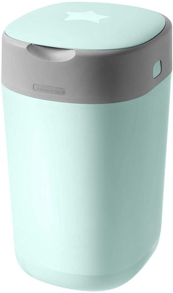 Tommee Tippee Twist And Click Nappy Disposal Tub, Green, Pack of 1,One Size