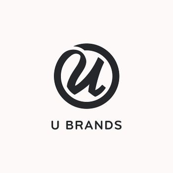 لوحة إعلانات من الكتان الفلين من U Brands Linen، 30 × 40 بوصة، إطار خشبي أبيض (2917U00-01)