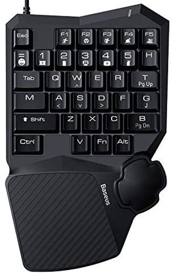 Baseus GAMO One-Handed Gaming Keyboard Black