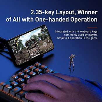 Baseus GAMO One-Handed Gaming Keyboard Black