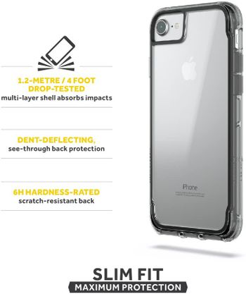 Griffin Intl Survivor Clear For iPhone 8 Multi Color