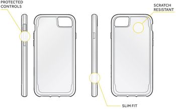 Griffin Intl Survivor Clear For iPhone 8 Multi Color