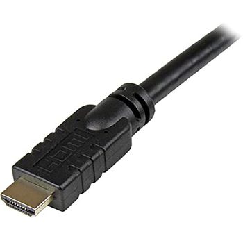 ستارتيك. كابل HDMI عالي السرعة بطول 65 قدم (20 متر) من ذكر الى نشط 28AWG CL2 للتركيب في الحائط UHD 4K × 2K (HDMM20MA) اسود