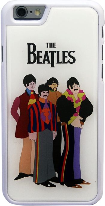 بنجامينز The Beatles Cartoon Sticky Back Case for Apple iPhone 6 - White - One Size