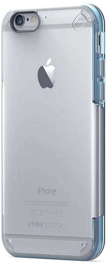 PureGear Slim Shell PRO for iPhone 6s/6 - Clear/Blue