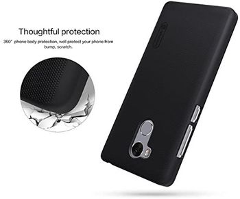 جراب خلفي لهاتف Xiaomi Redmi Mi 4 Pro Nillkin Super Frosted Shield (أسود)/One size